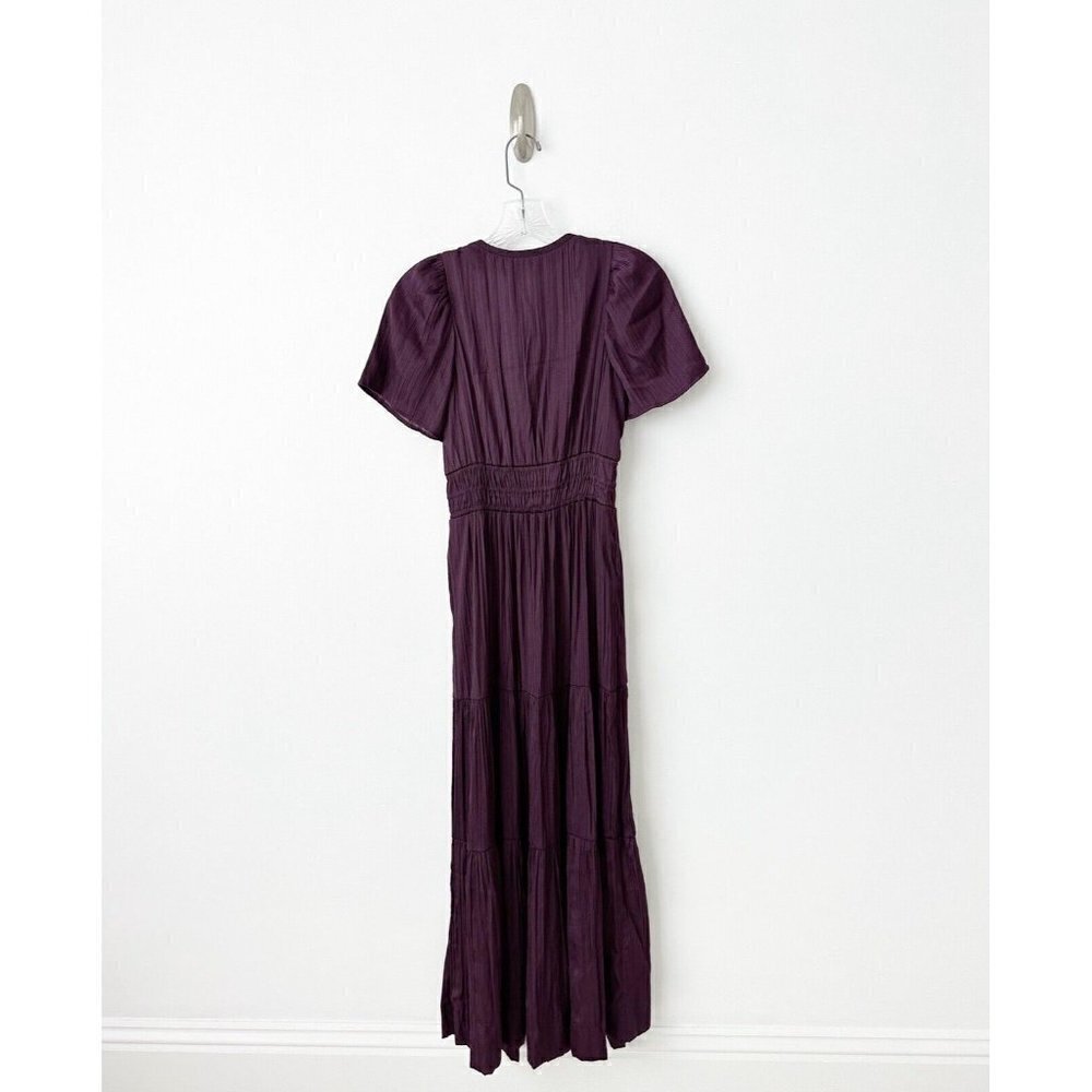NWT Anthropologie The Somerset Maxi Dress XXS Purple - Picture 7 of 9